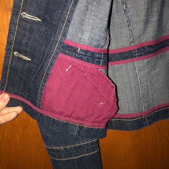 Anthropologie Denim Jacket by Louie great condition size 6 - Picture 16 of 16